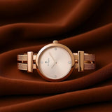 Titan Rose Gold Dial Women’s Watch NU9942WM01