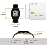 Q Timex LCA x Fortnite Black Dial Resin Watch TW2W96500X6