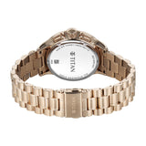 Titan Classique Half Cut Chronograph Men's Watch 90218WM01