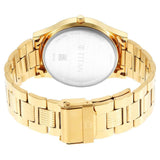 Titan Quartz Champagne Dial Watch for Men 1650YM09