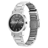 Sonata Grey Dial Silver Strap Men's Watch NU7987SM09W