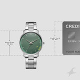 Fastrack Stunners Green Dial Men's Watch 38159SM05