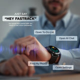 Fastrack VOX Pro Smartwatch 3.5 cm HRM Crown Menu Styles 38178PP01K
