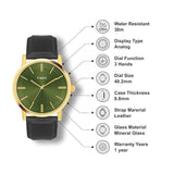 TIMEX Men Green Round Dial Analog Watch TWHG35SMU02