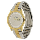 Titan Quartz Champagne Men’s Watch NU1584BM02