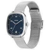 Titan Neo Curve Blue Dial Stainless Steel Watch for Men