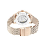 Titan Mechanical Skeleton Leather Watch 90110