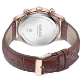 Sonata Pink Dial Brown Men's Watch NU77146WL01