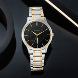 Titan Black Dial Day-Date Watch 1845BM01