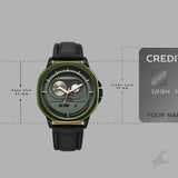 Fastrack Street Opulence Green Dial Guys Watch 3303KL01