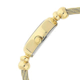 Titan Raga White Dial Golden Strap Women’s Watch NU197YM04