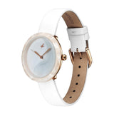 Fastrack Younique Mother of Pearl Girls Watch NU68035KL01