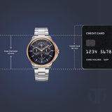 Titan Classique Four Eye Blue Dial Men’s Watch 90217KM04