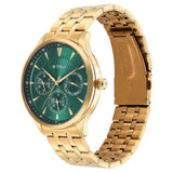 Titan Opulent LII Green Dial Gold Watch 90127YM05