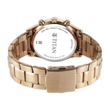 Titan Classique Neo Splash Cream Dial Gold Watch 1805WM02