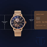 Titan Slimline Mechanical Blue Dial Men’s Watch 90159WM01
