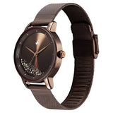 Fastrack Style Up Brown Girls Watch 6206QM01