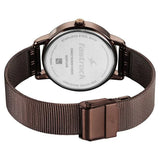 Fastrack Style Up Brown Girls Watch 6206QM01