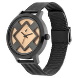 Fastrack Fit Outs Rose Gold Dial Girls Watch NR6210NM01
