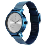 Fastrack Fleek Silver Girls Watch NU6210QM01