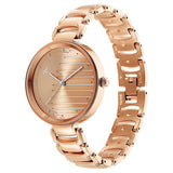 Fastrack Style Up Champagne Dial Girls Watch NU6216WM02
