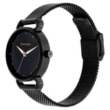 Fastrack Animal Print Black Dial Girls Watch NU6221NM02