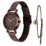 Fastrack Pulse Brown Girls Watch NU6221QM01F