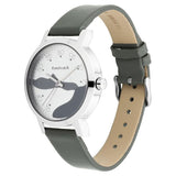 Fastrack Bare Basics Silver Dial Girls Watch NS6222SL02