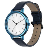 Fastrack Glitch Silver Dial Girls Watch NS6234QL01