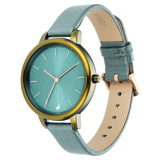 Fastrack Glitch Blue Dial Girls Watch NS6234QL02