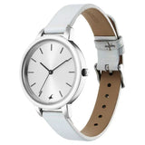 Fastrack Glitch Silver Dial Girls Watch NR6234SL01