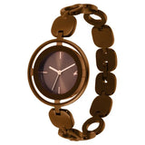 Fastrack Glitch Brown Girls Watch NU6237QM01