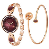 Fastrack Pulse Brown Dial Girls Watch NU6237WM01F