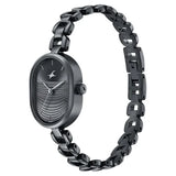 Fastrack Style Up Black Dial Girls Watch NT6258NM01