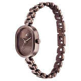 Fastrack Style Up Brown Dial Girls Watch NU6258QM02