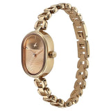 Fastrack Style Up Golden Dial Girls Watch NU6258WM01