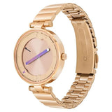 Fastrack MetaWe Rose Gold Dial Girls Watch 6305WM01