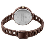 Fastrack MetaWe Brown Dial Girls Watch NU6306KM02