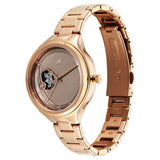 Fastrack Automatic Rose Gold Girls Watch NU6310WM01
