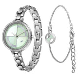 Fastrack Pulse Green Dial Girls Watch NU6311SM01F