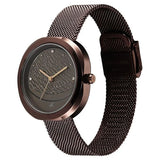 Fastrack Gelato Brown Multifunction Girls Watch 6330QM01