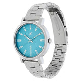 Fastrack Fundamentals Blue Dial Girls Watch NU68010SM02
