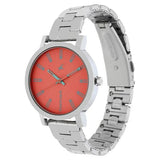 Fastrack Fundamentals Red Dial Girls Watch NM68010SM03