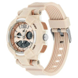 Fastrack Street Line Off White Dial Girls Watch NR68016PP03
