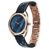 Fastrack Younique Blue Girls Watch NU68036KD04