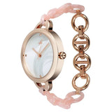 Fastrack Younique Mother of Pearl Dial Girls Watch 68037KD02