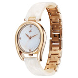 Fastrack Younique Mother of Pearl Dial Girls Watch NU68052KD01
