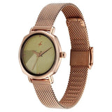Fastrack Stunners Green Girls Watch 68064WM03