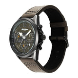 Titan Octane Cred Green Dial Men’s Leather Watch 90238KL01