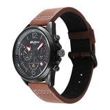 Titan Octane Cred Black Dial Men’s Leather Watch 90238KL03